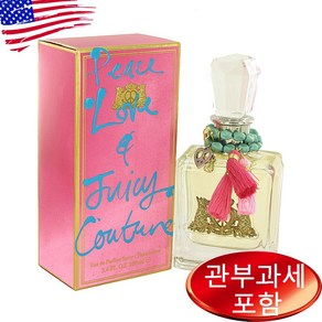 쥬시꾸뛰르 피스 앤 러브 우먼 오드퍼퓸 100ml, 1개