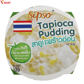 Che bap bot bang cot dua 태국 컵 타피오카푸딩 Tapioca Pudding, 120g, 1개