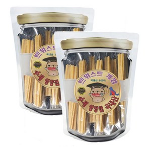 수제명가 강아지 트위스트 영양껌 10p, 황태, 2개, 280g