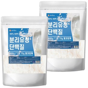 건강중심 WPI 분리 유청 단백질 분말, 2개, 500g