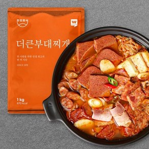 외갓집 [한인한식] 다섯가지 햄과 소세지 더큰 부대찌개 1kg, 3개