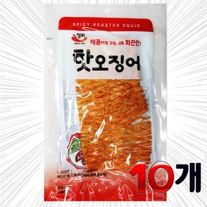 [정화유통상사]정화식품 핫오징어 35g x 10개