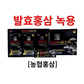 [농협홍삼] 발효홍삼 녹용스틱 10g*30포 발효홍삼 발효홍삼진액 발효홍삼진액스틱 홍삼 홍삼정, 300g, 1개