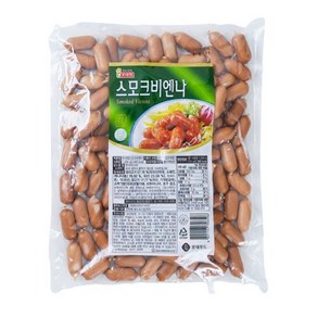 롯데햄 스모크비엔나, 1kg, 4개