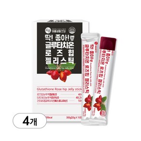 미쁨생활건강 딱 좋아 글루타치온 로즈힙 젤리스틱, 60개, 20g