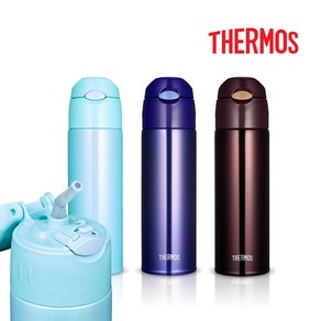 써모스 진공단열 스트로 보냉병 FHL-550K, 민트, 550ml, 1개