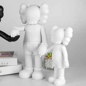 23cm 32cm DIY 카우스 kaws 피규어 만들기 베어브릭 인테리어 장식 미술학원재료