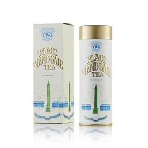 TWG 차 | Silver Moon Tea 오뜨 꾸뛰르 기프트 틴에 담긴 잎이 많은 녹차 100g