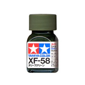 (80358) 타미야 에나멜 도료 XF-58 올리브 그린 무광 10ml