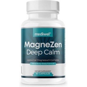 MagneZen Liposomal Magnesium Complex —Stess & Sleep Suppot w/Apigenin L-Theanine Magnesium Theona, 1개, 90정