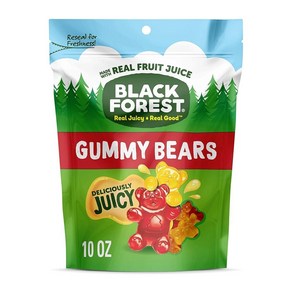 Black Foest Gummy Beas 캔디 재밀봉 가능한 가방 283.5g10온스, 10oz_New, 1개, 283.5g