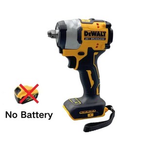 Dewalt 무선 브러시리스 임팩트 렌치 가변 속도 전기 20V 리튬 배터리 1/2 인치 2500RPM 205NM 토크 DCF922, 01 No battey, 1개, 1.No Battey