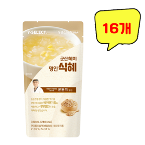 군산혜미 명인식혜 파우치음료, 16개, 320ml