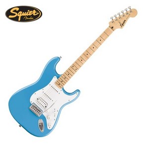 (입문용 강추) 스콰이어 Squie 일렉기타 FSR Sonic Statocaste HSS MN Califonia Blue (037-3202-526), 1개