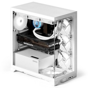 이그닉 2024 인테그 마스터 5748XS 라이젠7 라이젠 5000 시리즈 지포스 RTX 4080 SUPER, 화이트, 16GB, 512GB, WIN11 Home, Ig-iTm00006