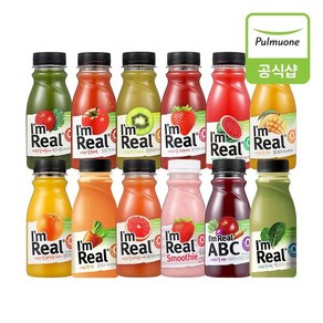 풀무원 [풀무원] 아임리얼 주스 190ml 12종 8개 골라담기 (딸기 수박 오렌지 키위 외) 118417, 9  케일사과 (190ml) 8개