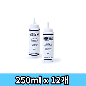 내과 병원 복부 초음파젤 투명 250ml 12통 의료용 물리치료 바르는 병원용