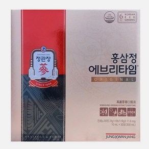정관장 홍삼정 에브리타임 오리지널 10ml x 30개입 [원산지:상세설명에 표시], 1박스, 30회분