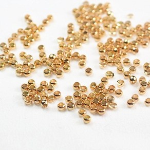 (도매 약240pcs)고정용 누름볼 메탈 시드비즈 2.5mm, 도매팩2.5MM (홀1.8MM), (A38-2)KC골드 약240pcs, 1개