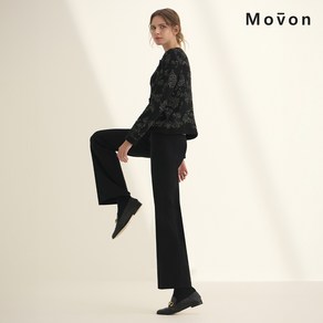 movon [모브온] 여성 세미플레어 팬츠 / 세미 부츠컷