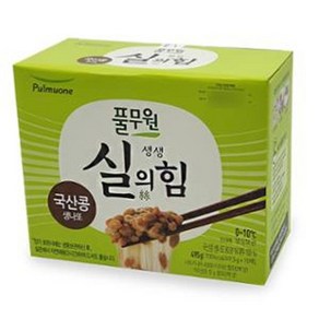 [코스트코 냉장] 풀무원 실의힘 국산콩 생나또 48.5g x 12개입, 1개