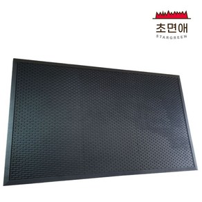 초면애 캡슐고무매트 업소용 산업용 식당 주방 미끄럼방지 90x150cm 블랙, 1개