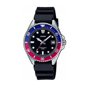 MDV-10-1A2 카시오 CASIO 36mm 흑새치 남여공용 시계