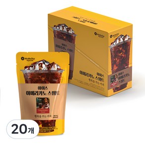 맥널티커피 아이스 아메리카노 스위트, 190ml, 20개