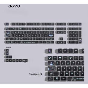 발로란트 케이오 키캡 PBT 풀배열