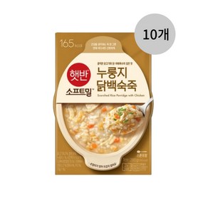 비비고 누룽지 닭백숙죽, 280g, 10개