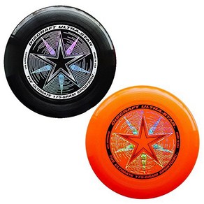 Discaft 175 gam Ulta Sta Spot Disc - 2 Pack (Black & Discaft 175g 울트라 스타 스포츠 디스크 - 2팩(블랙 & 오렌지, Black & Oange, 2개