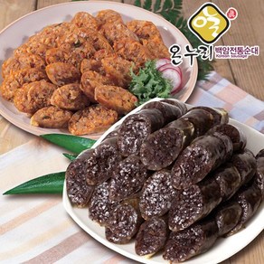 [백암전통순대]찰순대1kg + 김치순대 1kg, 1개