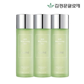 김정문알로에 모이스트 카밍 토너, 130ml, 3개