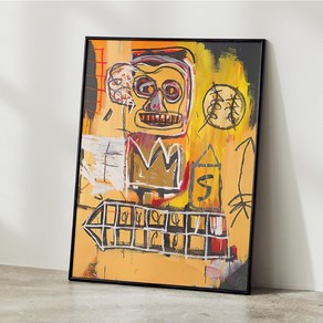 장미쉘 바스키아 그림 포스터 거실그림액자 명화그림 액자 작품 인테리어 JEAN MICHEL BASQUIAT 02, A4 사이즈(210x297mm), A4포스터만 구매