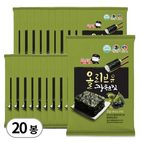 이반장 올리브김 올리브유 광천 조미 전장김, 500g, 1개