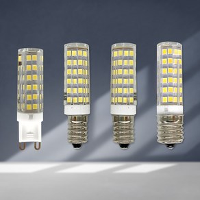 LED G9램프 E14 E17 콘램프 미니전구 냉장고핀전구, LED E14램프 4W, 주백색, 1개