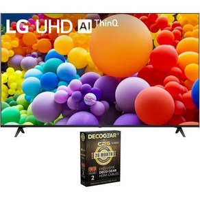 LG 65UT7570 PUB 65인치 UT75 시리즈 LED 스마트 TV 4K 2024 번들에 2년 CPS 강화 보호팩 포함, 55 Inch