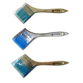 파란인조모 기역자(꺽기)붓 폭(3인치 4인치) 털길이(5호 6호) 핸들두께(16mm) 수성유성겸용붓 페인트브러쉬, 3인치5호, 1개