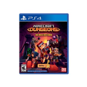 PS4 마인크래프트 던전스 북미판 / PS4 Minecraft Dungeons Hero Edition Model Number XBS01481