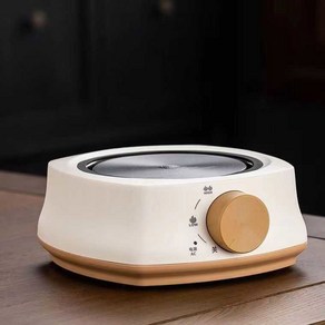 모카포트 인덕션 캠핑용 전기렌지 가열 500W 하얀색 전기 캠핑 블랙 2구기렌지 커피포트, 3 업그레이드 된 [사각크림 화이트] 500W 화력 조, 1개
