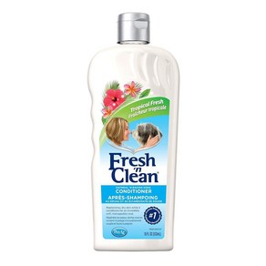 PetAg Fesh 'n Clean 오트밀 앤 베이킹 소다 강아지 컨디셔너 - 상쾌한 열대 향 - 532.3ml(18온스), 1개