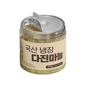 국내산 마늘 냉장 다진마늘 간마늘 당일제조, 1개, 300g