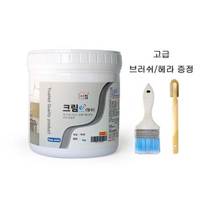 프리미엄 고투명 고탄성 방수크림e 시멘트벽 창틀 옥상 욕실 바닥 균열 침투 셀프방수 투명, 1kg, 1개, 1kg