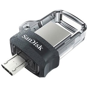 샌디스크 Ulta Dual Dive USB M3.0 SDDD3 64GB OTG 블랙 (슬라이드형)