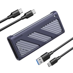 UGREEN 유그린 USB4 40Gbps NVMe M.2 외장케이스, 1개