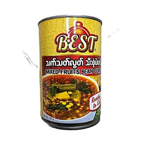 미얀마 베스트 믹스드 후르츠 빈 커리 / Myanma Best Mixed Fuit Bean Cuy, 1개, 425g