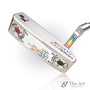 SCOTTY CAMERON 커스텀 퍼터 2023 슈퍼셀렉트 스퀘어백 2 [Happy Dog] M 레인보우 3개 플랜지, 단일 옵션