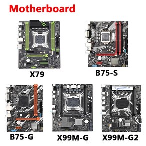 X99MG2 PC 메인보드 MATX 4 DDR4 컴퓨터 메인보드 LGA2011 V3 V4 CPU 지원 E5 2680 2678V3 SATA20 30 M2 M2WIFI 인터페이스, 1개, 2.B75-S