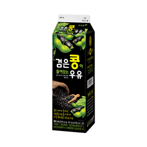 푸르밀 검은콩이 들어있는 우유/ 냉장배송, 900ml, 2개