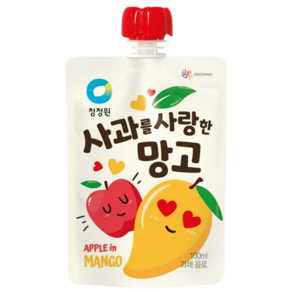 [얌얌마켓] 청정원 사과를 사랑한 망고 100ml 1개